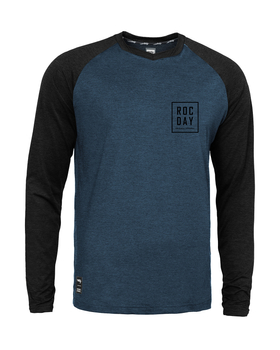 Long Sleeve Jersey STAGE black–blue