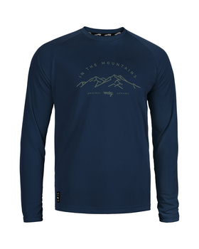 Langarmtrikot Mount dunkelblau