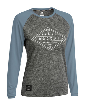 Jersey LINE WMN melange-slate gray