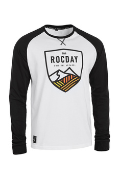 Long sleeve CREST white-black